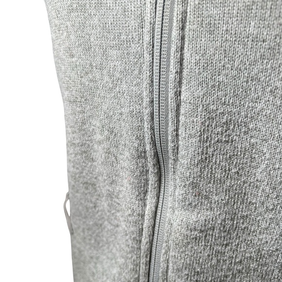 Vineyard Vines Martha’s Vineyard Full Zip Knit Fleece Vest Gray Size Small Fall - Picture 11 of 16